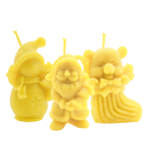 Trio petites bougies de Noël