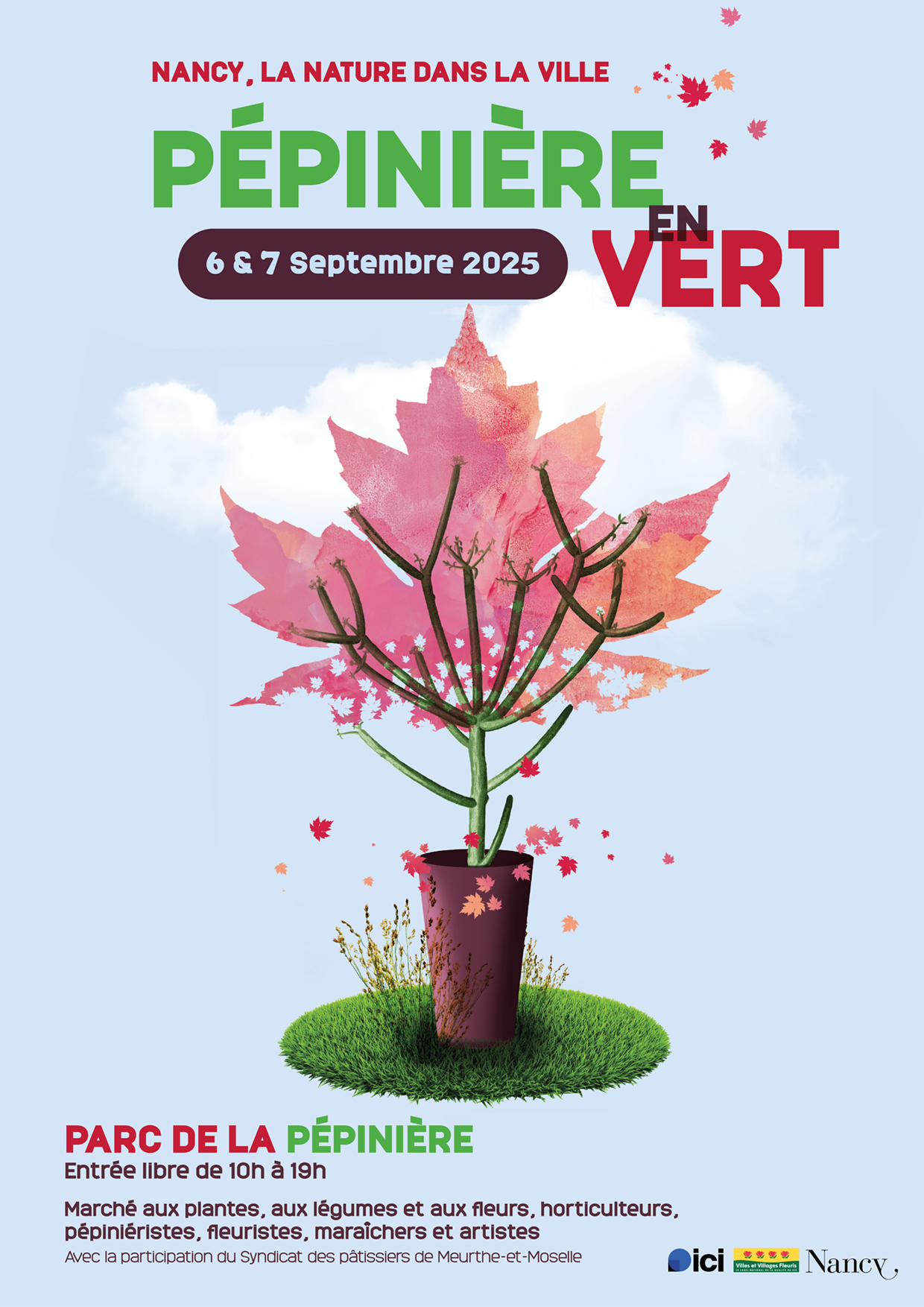 AFFICHE pépinière en vert 2025